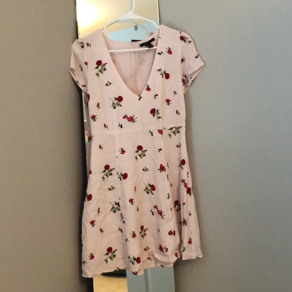 Floral Roses Mini Dress - Picture 3 of 6
